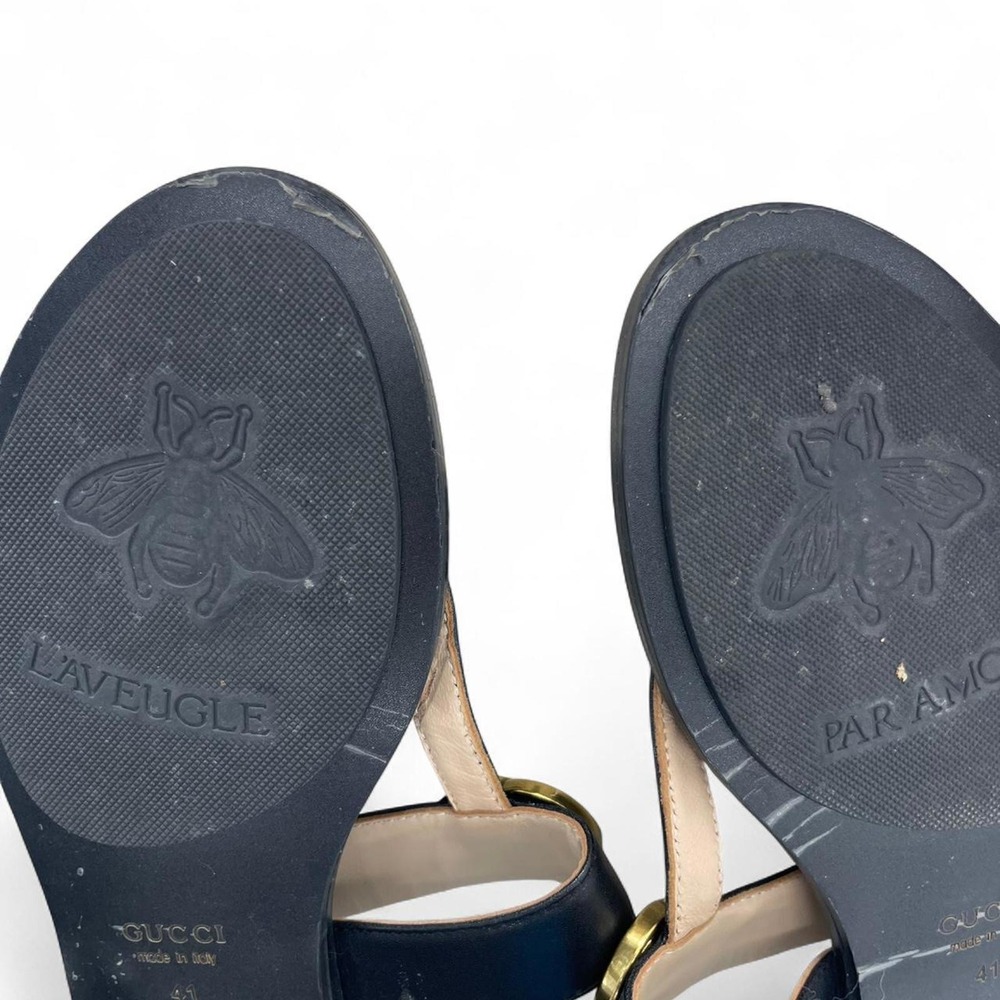 Gucci GG Marmont thong sandal size 41 USA size H70 - Picture 8 of 8